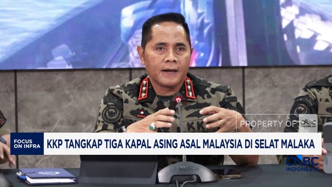 Video: KKP Tangkap Tiga Kapal Asing Asal Malaysia di Selat Malaka