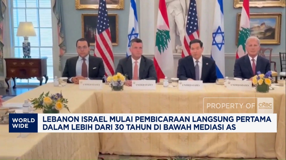 Video:Lebanon-Israel Gelar Pembicaraan Langsung Perdana Dalam 30 Tahun