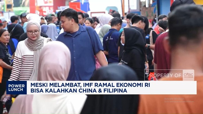 Video: Meski Melambat, IMF Ramal Ekonomi RI Kalahkan China dan Filipina