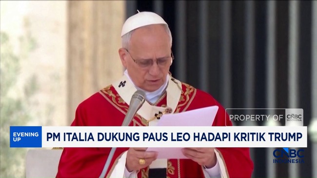 Video: PM Italia Meloni Dukung Paus Leo Hadapi Kritik Trump