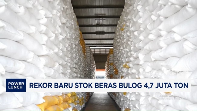 Video: Rekor Baru Stok Beras Bulog, Tembus 4,7 Juta Ton