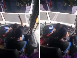 Pangku Cewek Sambil Nyetir, Sopir Bus di Malaysia Dipecat