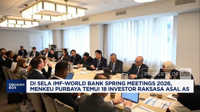 Video: Di Sela IMF, Purbaya Temui 18 Investor Raksasa AS