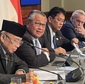 Gubernur Bank Indonesia Perry Warjiyo dalam pertemuan lanjutan dengan investor global, serta pertemuan dengan US-ASEAN Business Council dan International Monetary Fund dalam rangkaian IMF-World Bank Spring Meetings 2026 di Washington, D.C., AS. (15/4