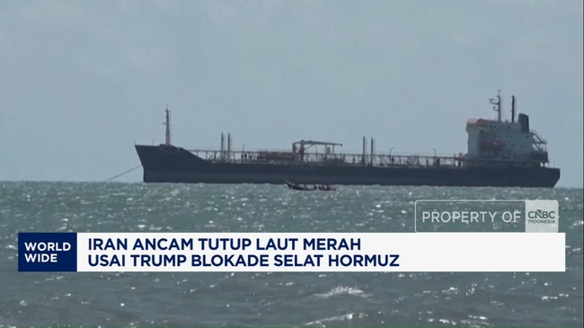 Video: Iran Ancam Tutup Laut Merah Usai Trump Blokade Selat Hormuz