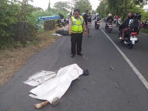 Adu Banteng Motor di Gresik, Satu Pemotor Tewas dan Lawannya Kabur