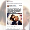 Heboh Trump Ribut dengan Paus Leo, Kini Pamer Gambar "Dipeluk Yesus"