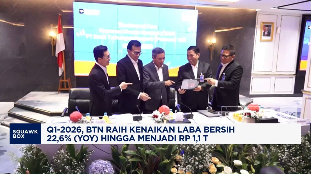 Video: Q1-2026, BTN Raih Kenaikan Laba Bersih 22,6% (YoY)