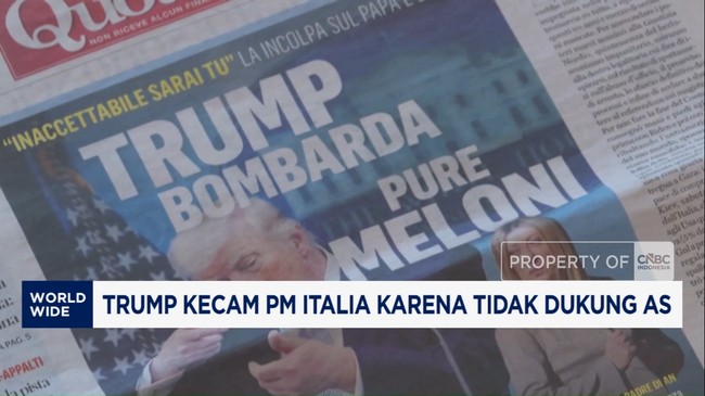 Video: Trump Kecam PM Italia karena Tidak Dukung AS
