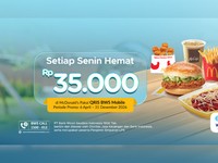 Transaksi di McDonald's, Bank Woori Saudara Kasih Cashback Rp35.000