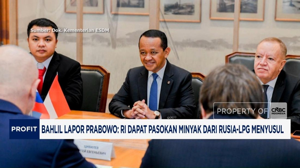 Video: Bahlil Lapor Prabowo: RI Dapat Minyak Dari Rusia dan LPG Menyusul