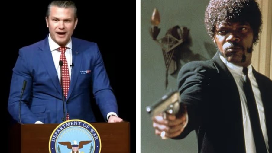 Foto Kombinasi Pete Hegseth (Tangkapan Layar)