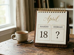 Kalender Hijriah Hari Ini 18 April 2026: Tanggal, Bulan, dan Tahunnya