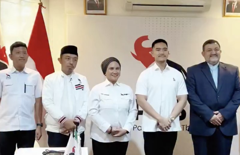 Ketua Umum DPP PSI Kaesang Pangarep menerima kunjungan silaturahmi Duta Besar Iran untuk Indonesia, H.E. Mohammad Boroujerdi. (Instagram/psi_id)