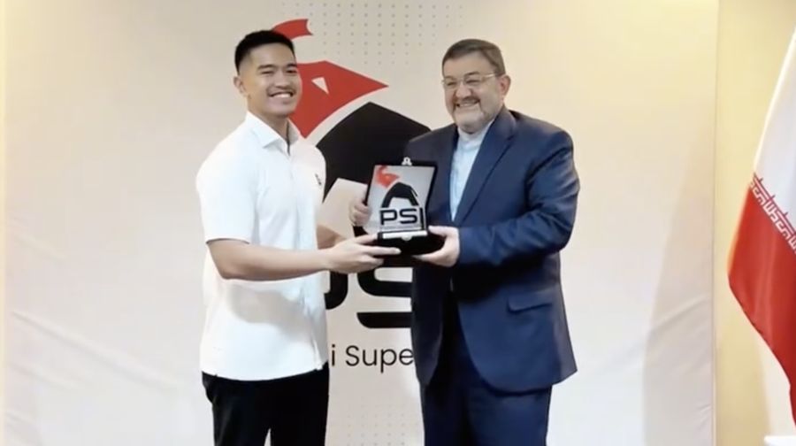 Ketua Umum DPP PSI Kaesang Pangarep menerima kunjungan silaturahmi Duta Besar Iran untuk Indonesia, H.E. Mohammad Boroujerdi. (Instagram/psi_id)