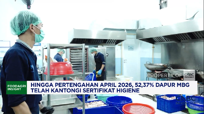 Video: 52,37% Dapur MBG Telah Kantongi Sertifikat Higiene