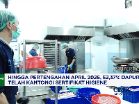 Video: 52,37% Dapur MBG Telah Kantongi Sertifikat Higiene 