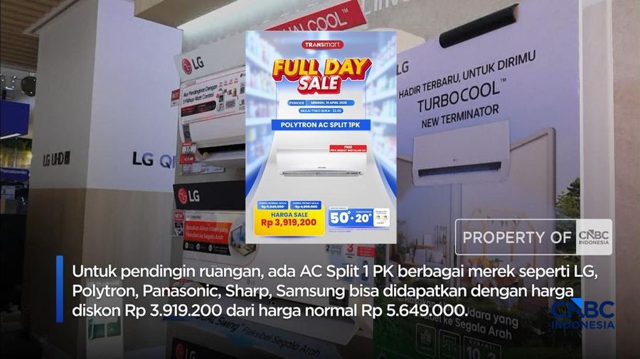 Beli AC di Transmart, Ada Diskon Besar!