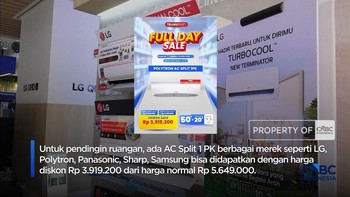 Video: Beli AC di Transmart, Ada Diskon Besar!