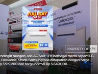 Beli AC di Transmart, Ada Diskon Besar!