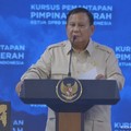 Presiden Prabowo Subianto menyampaikan arahan kepada Ketua DPRD di Seluruh Indonesia yang bertempat di Magelang, Sabtu (18/4/2026). (Tangkapan Layar Youtube/Sekretariat Presiden)