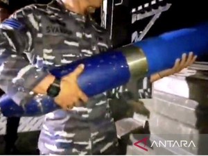 Benda Mirip Rudal Ditemukan Nelayan di Takalar Sulsel