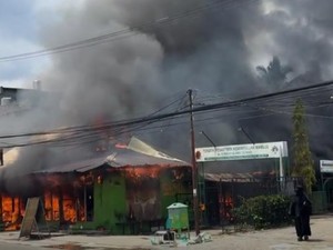 Ponpes Hidayatullah Mamuju Terbakar Diduga Dipicu Korsleting Listrik