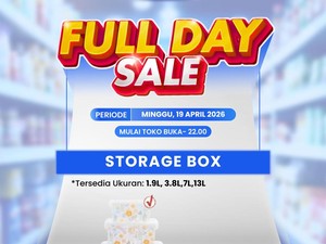 Banting Harga! Storage Box Cuma Rp 27 Ribuan di Transmart Full Day Sale