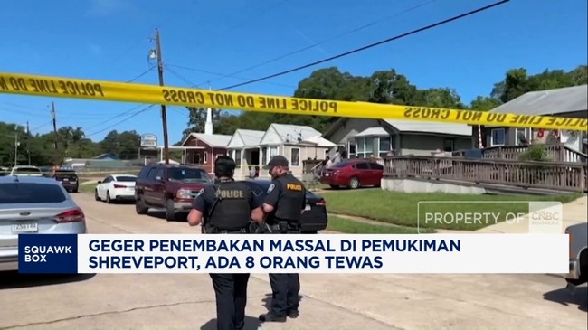 Video: Geger Penembakan Massal di Shreveport AS, 8 Anak-anak Tewas