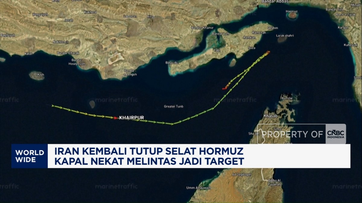 Video:Iran Kembali Tutup Selat Hormuz Kapal Nekat Melintas Jadi Target