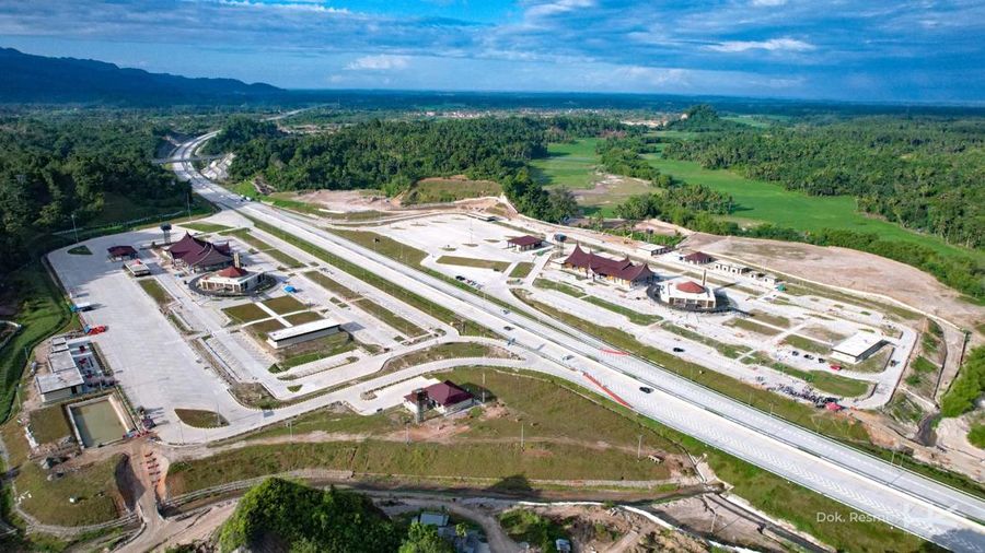 Jalan Tol Padang - Sicincin. (Dok. Hutama Karya)