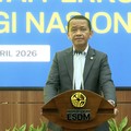 Konferensi Pers Penemuan Gas Raksasa di Kutai Perkuat Cadangan Energi Nasional, Senin (20/4/2026). (Tangkapan layar ESDM)