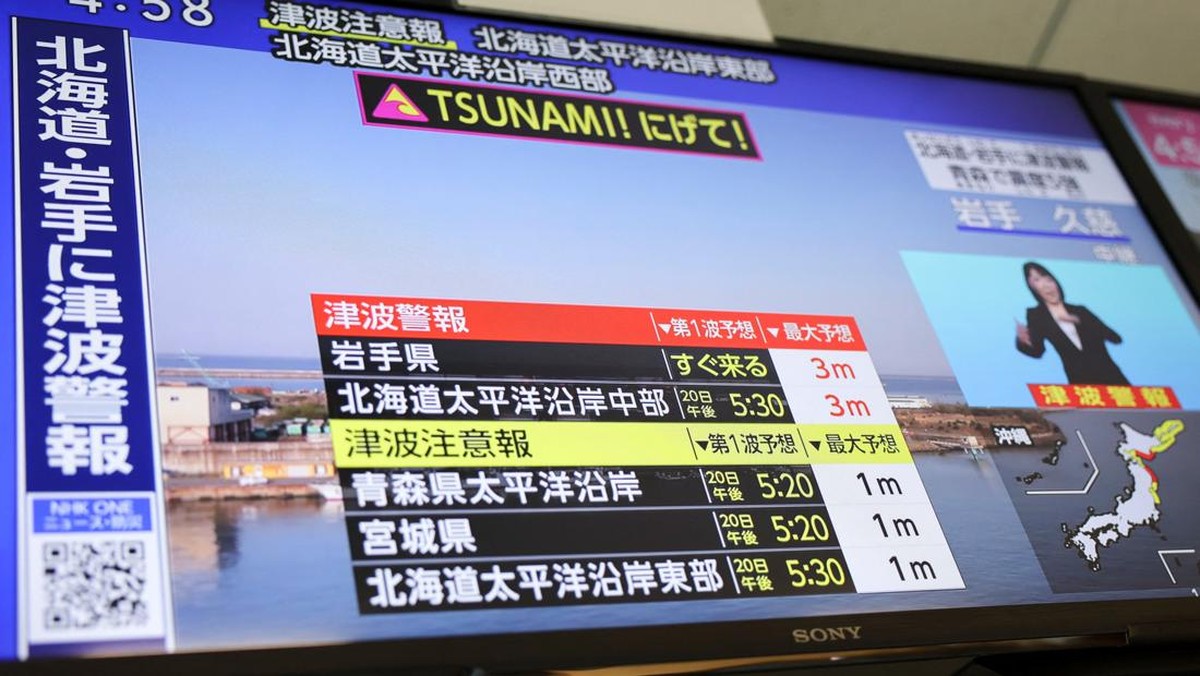 Breaking News! Tsunami Mulai Hantam Jepang Pasca Gempa M 7,4