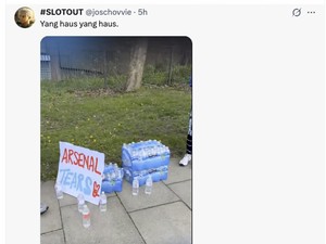 Arsenal Kalah dari Man City, Muncul Meme Minuman Air Mata Arsenal