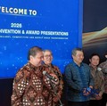 Menko Perekonomian Airlangga Hartarto di acara TMMIN di NICE PIK 2, Senin (20/4/2026). (CNBC Indonesia/Ferry Sandi)