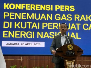 Bahlil Umumkan Penemuan Cadangan Gas Raksasa di Kutai