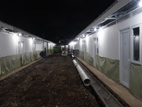 Proyek 324 Unit Huntara Bantaran Rel Senen Dikebut, Ini Penampakannya