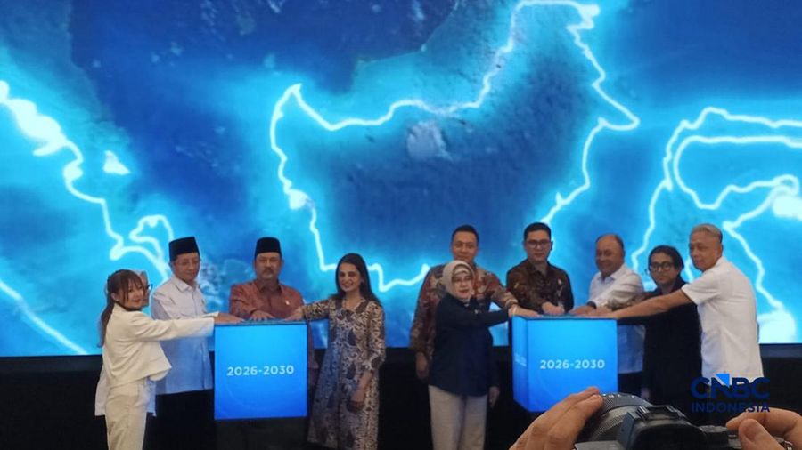 Pemerintah Indonesia dengan UNICEF meresmikan Country Programme Action Plan 2026-2030 bertajuk "Bersama untuk Setiap Anak Indonesia". (CNBC Indonesia/Robertus Andrianto)