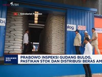 Video: Prabowo Inspeksi Gudang Bulog, Stok & Distribusi Beras Aman