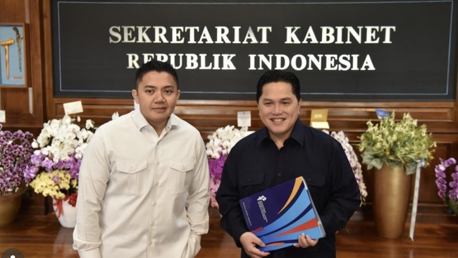Erick Temui Seskab Teddy, Lapor Penyederhanaan 191 Permenpora Jadi 4