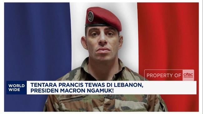 Video: Tentara Prancis Tewas di Lebanon, Presiden Macron Ngamuk!