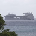 USS Miguel Keith melewati Selat Malaka.
