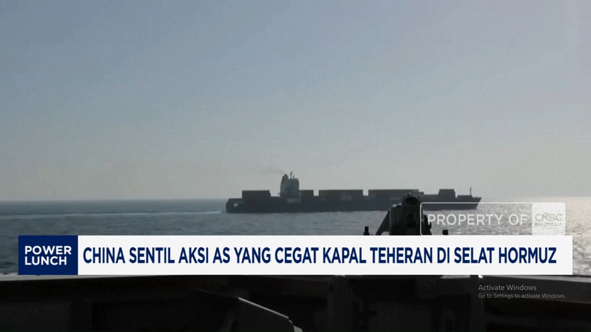 Video: China Sentil Aksi AS Yang Cegat Kapal Teheran di Selat Hormuz