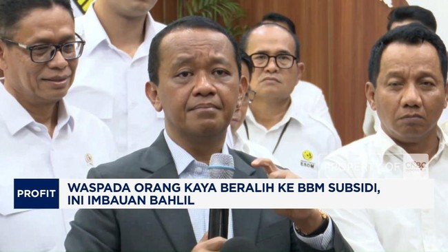 Video: Waspada Orang Kaya Beralih ke BBM Subsidi, Ini Imbauan Bahlil