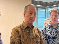 Menperin Agus menjawab soal kekhawatiran potensi penyelewengan BBM subsidi oleh sektor industri. (CNBC Indonesia/Intan Rakhmayanti Dewi)