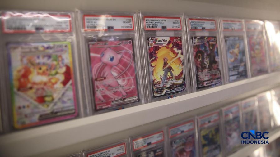 Penjualan kartu Pokemon pada toko ONcards di Mal Agora, Jakarta, Selasa (21/4/2026).