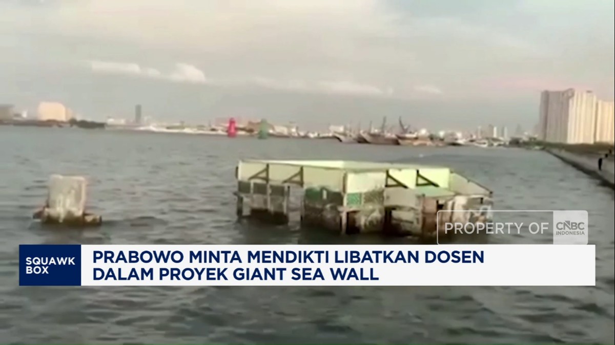 Video: Prabowo Minta Libatkan Dosen dalam Proyek Giant Sea Wall