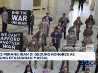 Protes Perang Iran di Gedung Kongres As Berujung Penahanan Massal