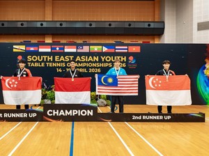 Hasil SEA Youth Table Tennis 2026: Naufal Sumbang Emas untuk Indonesia