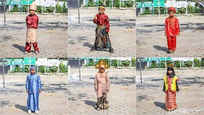 Semarak Hari Kartini, Anak TK Tampil Percaya Diri Pakai Baju Adat